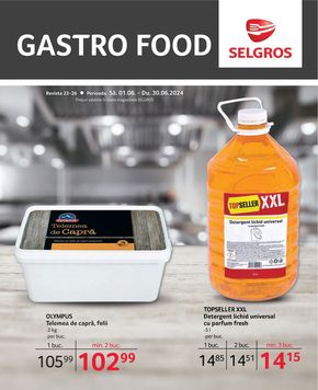 Catalog Selgros Oradea | GASTRO FOOD | 2024-06-01 - 2024-06-30