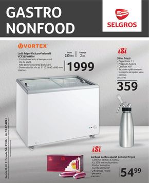Catalog Selgros Otopeni | GASTRO NONFOOD | 2024-06-01 - 2024-07-15