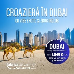 Catalog Aerotravel Otopeni | Croazieră în Dubai | 2024-12-21 - 2025-03-08