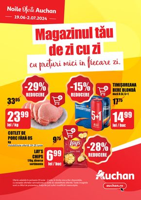 Catalog Auchan Otopeni | Magazinul tău de zi cu zi cu prețuri mici în fiecare zi. | 2024-06-24 - 2024-07-02