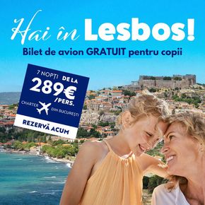 Catalog Aerotravel Otopeni | Hai in Lesbos! | 2024-06-24 - 2024-09-06