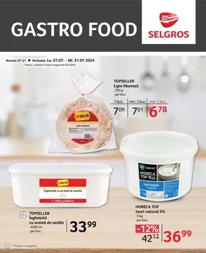 Catalog Selgros Constanța | GASTRO FOOD | 2024-07-01 - 2024-07-31