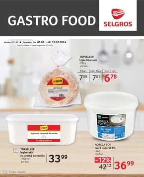 Catalog Selgros Ploiești | GASTRO FOOD | 2024-07-01 - 2024-07-31