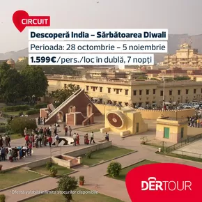 Catalog Dertour Brașov | Descoperă India - Sărbătoarea Diwali | 2024-07-23 - 2024-11-05
