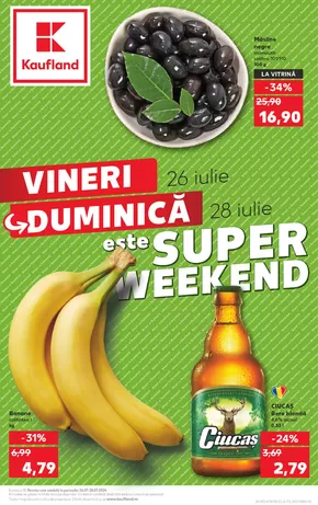 Catalog Kaufland Iași | Vineri - Duminică este super weekend! 26.07 - 28.07.2024 | 2024-07-26 - 2024-07-28