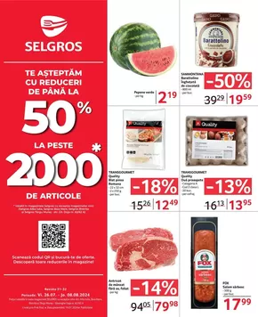 Catalog Selgros Brăila | FOOD | 2024-07-26 - 2024-08-08