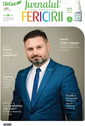 Catalog Life Care Brăila | Jurnalul Fericirii Ediția 114 | 2024-08-05 - 2024-09-19