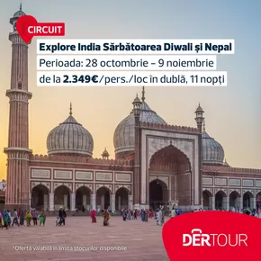 Catalog Dertour Cluj-Napoca | Explore India - Sărbătoarea Diwali și Nepal | 2024-08-13 - 2024-11-09