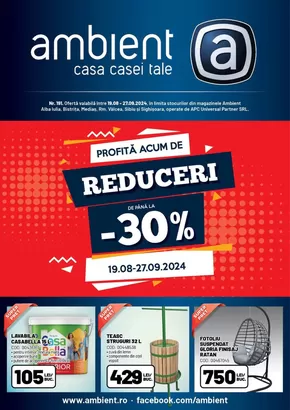 Catalog Ambient Chitila | Revista promoțională Ambient nr. 191 | 2024-08-19 - 2024-09-27