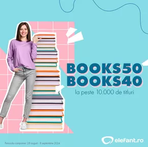 Catalog Elefant Târgu Mureș | Intră în lumea magică a cărților cu campania noastră specială BOOKS50-40!  | 2024-08-29 - 2024-09-08