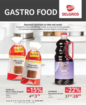 Catalog Selgros Târgu Mureș | GASTRO FOOD | 2024-09-01 - 2024-09-30