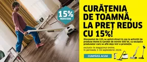 Catalog Karcher Iași | Curățenia de toamnă, la pret redus cu 15%! | 2024-09-02 - 2024-09-16