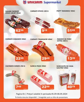 Catalog Unicarm Lugoj | Promoție de weekend 05.09 - 08.09.2024 | 2024-09-06 - 2024-09-08