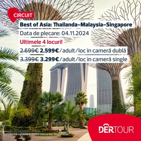 Catalog Dertour Cluj-Napoca | Circuit Best of Asia: Thailanda - Malaysia - Singapore. | 2024-09-06 - 2024-11-04