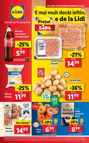 Catalog Lidl Bragadiru | pentru perioada 16.09-22.09.2024 | 2024-09-11 - 2024-09-22