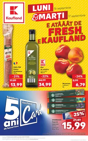 Catalog Kaufland Fălticeni | Cataloage Kaufland - 2024-09-16 | 2024-09-16 - 2024-09-17