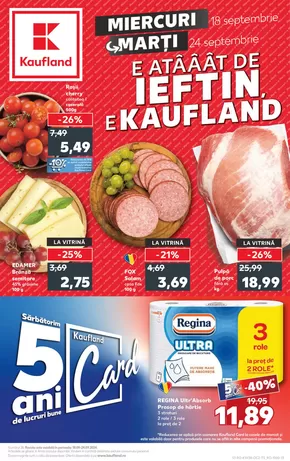 Catalog Kaufland Fălticeni | Cataloage Kaufland - 2024-09-18 | 2024-09-18 - 2024-09-22