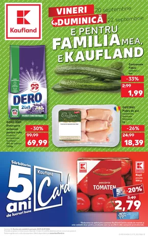 Catalog Kaufland Bragadiru | Cataloage Kaufland - 2024-09-20 | 2024-09-20 - 2024-09-22