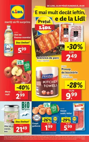 Catalog Lidl Sânnicolau Mare | pentru perioada 23.09-29.09.2024 | 2024-09-18 - 2024-09-29