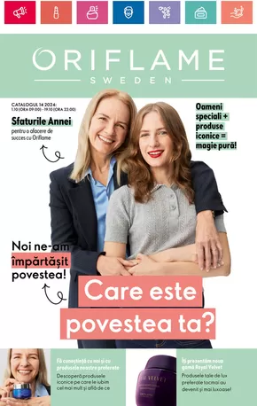 Catalog Oriflame Cluj-Napoca | Care este povestea ta? Noi ne-am împărtăsit poveștea! | 2024-10-01 - 2024-10-19