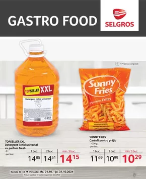 Catalog Selgros Ploiești | GASTRO FOOD | 2024-10-01 - 2024-10-31