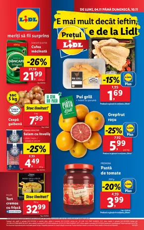 Catalog Lidl Mizil | pentru perioada 04.11-10.11.2024 | 2024-10-30 - 2024-11-10