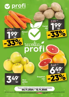 Catalog PROFI Curtea de Argeș | PROFI Revista Fresh Saptamana 2 | 2024-11-06 - 2024-11-12