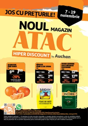 Catalog Auchan Curtea de Argeș | ATAC Hiper Discount | 2024-11-07 - 2024-11-19