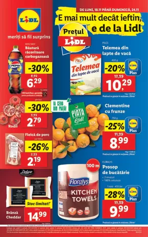 Catalog Lidl Timișoara | pentru perioada 18.11-24.11.2024 | 2024-11-13 - 2024-11-24