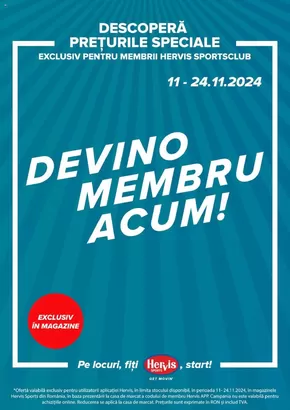 Catalog Hervis Pitești | Devino Membru Acum! | 2024-11-13 - 2024-11-24