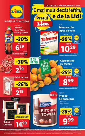 Catalog Lidl Timișoara | pentru perioada 18.11-24.11.2024 | 2024-11-13 - 2024-11-24