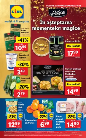 Catalog Lidl Roman | pentru perioada 25.11-01.12.2024 | 2024-11-20 - 2024-12-01