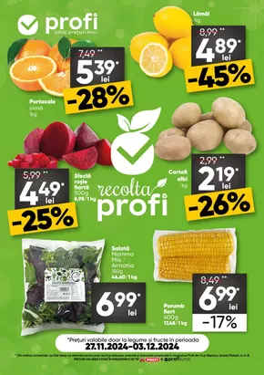 Catalog PROFI Constanța | PROFI Revista Fresh Saptamana 1 | 2024-11-27 - 2024-12-11