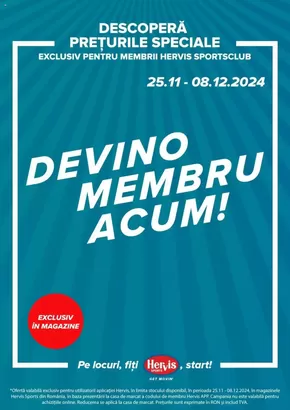 Catalog Hervis Pitești | Devino Membru Acum! | 2024-11-27 - 2024-12-08