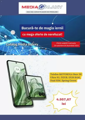 Catalog Media Galaxy București | Bucură-te de magia iernii cu mega oferte de nerefuzat! | 2024-11-29 - 2024-12-04