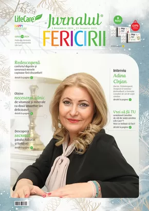 Catalog Life Care Brașov | Jurnalul Fericirii Ediția 118 | 2024-12-03 - 2025-01-21