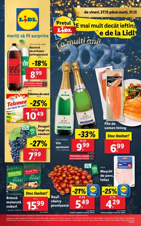 Catalog Lidl Oradea | pentru perioada 27.12-31.12.2024 | 2024-12-21T00:00:00+02:00 - 2024-12-31T23:59:00+02:00