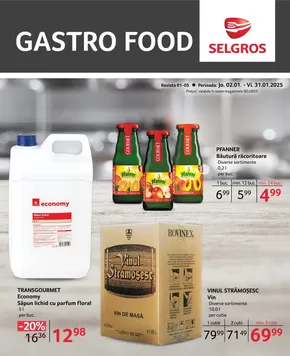 Catalog Selgros Pantelimon | GASTRO FOOD | 2025-01-02T00:00:00+02:00 - 2025-01-31T23:59:00+02:00