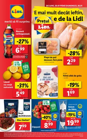 Catalog Lidl Pantelimon | pentru perioada 20.01-26.01.2025 | 2025-01-15T00:00:00+02:00 - 2025-01-27T23:59:00+02:00