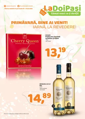 Catalog La Doi Pasi Călărași | Oferta La Doi Pasi | 2025-03-01T00:00:00.000Z - 2025-03-31T00:00:00.000Z