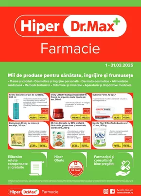 Catalog Dr.max Hunedoara | Catalog HIPER Dr. Max Farmacie | 2025-03-03T00:00:00.000Z - 2025-03-31T00:00:00.000Z