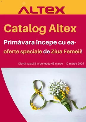 Catalog Altex Beclean | Primăvara începe cu ea oferte speciale de Ziua Femeii!  | 2025-03-06T00:00:00.000Z - 2025-03-12T00:00:00.000Z