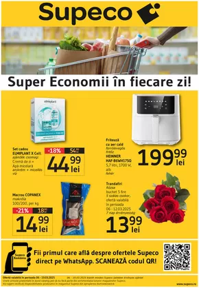 Catalog Supeco Călărași | Cele mai bune oferte pentru dumneavoastră | 2025-03-06T00:00:00.000Z - 2025-03-19T00:00:00.000Z