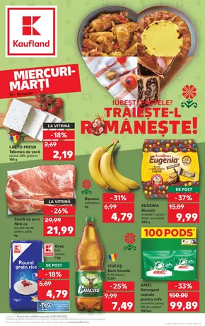 Catalog Kaufland Mediaș | Cataloage Kaufland - 2025-03-12 | 2025-03-12T00:00:00.000Z - 2025-03-16T00:00:00.000Z